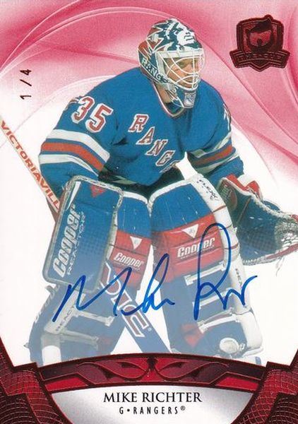 AUTO karta MIKE RICHTER 20-21 UD The CUP Autograph Red /4